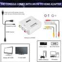 NEW 620 Retro Game Console, 8-Bit Classic Video Gaming Consoles Built-in with 620 Games and 2 Controllers for Gifts- HDMI and AV Output Retro Gaming Console