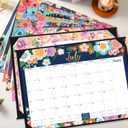 2026-2027 Desk Calendar - Large Desk Calendar 2026-2027, JUL 2026 - DEC 2027, 22" x 17", 18 Months Calendar Large, Desk/Wall Calendar 2-IN-1 with Corner Protectors, Desk Pad, To-Do List & Notes - Blue