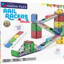 Magna-Tiles Rail Racers Deluxe 90-Piece Magnetic Construction Set, The Original Magnetic Building Brand