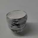 Porcelain Dessert Bowls Ice Cream Bowl - Ceramic Small Bowls 10 oz - Littlebowl for Rice | Soup | Snack | Side Dish - Japanese Black and White Bowl Set of 6 - Microwave and Dishwasher Safe - 4.75 Inch