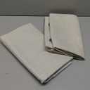 MIULEE 100% Blackout Linen Textured Curtains for Bedroom Solid Thermal Insulated Cream Grommet Room Darkening Curtains & Drapes Luxury Decor for Living Room Nursery 52 x 63 Inch (2 Panels)