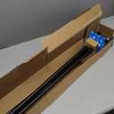 Umbra Twilight Double Curtain Rod Set  Wrap Around Design is Ideal for Blackout or Room Darkening Panels, 66-144 Inch, Black