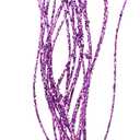 10 PCS Glitter Christmas Picks Sprays Sparkle Curly Ting Branches Decorative Sticks Stems Artificial Curly Wispy Willow Twigs for Christmas Tree Vase Fillers Crafts Garland Home Decor (Purple, 10)