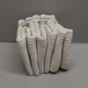 OIAHOMY 9x9x7 Storage Cubes, Cotton Rope Woven Baskets for Organizing, Cube Storage Bin, Small Gift Basket for Shelf, 3-Pack, White