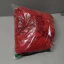 Fitted Tablecloth for 6 Foot Rectangle Tables-4 Pack Red Elastic Outdoor Picnic Table Cover-Spandex Stretch Christmas Table Cloths 6 ft for Camping Dining Room Patio Kitchen Banquet Party