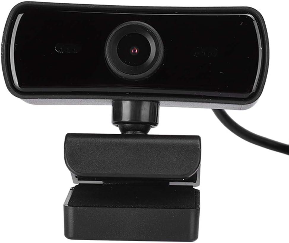 4K Webcam with Built-in Microphone, Widescreen USB Web Camera, Streaming Computer Web Camera for Live Broadcast/Video Conferencing(Black)
