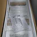 Himix 6 Tier Foldable Storage Shelves, Expandable Folding Bookshelf with Wheels, Changeable into 2 Shelf Units, Collapsible Adjustable Storage Rack Metal Shelves for Garage Kitchen, Basement, White