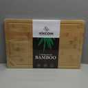 Bamboo Cutting Boards for Kitchen, Extra Large Wood Cutting Board with Deep Juice Groove and Handle Heavy Duty Chopping board, Kikcoin, 17.6" x 12"