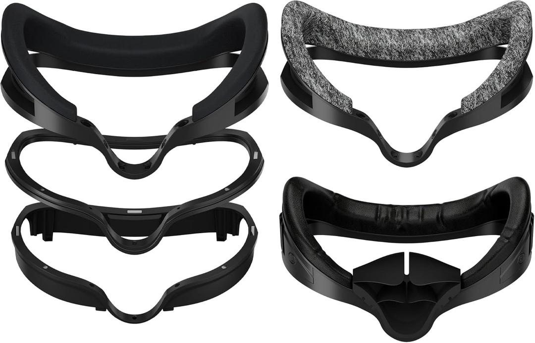 Globular Cluster F3 V3 Magnetic Facial Interface for Quest 3, Flexible and Adaptive Frame with Multi-Material Pads, Not Compatible with Quest 3S or Official Charging Dock