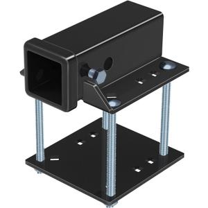 Bolt-On RV Hitch Receiver - 2" Adapter for 3-4" Camper Beams, 200lbs Reinforced Cargo Rack & Bike Mount