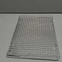 2PCS Cooling Racks for Cooking and Baking -11.65''x16.85''Heavy Duty Stainless Steel Wire Rack for Baking, Grilling, Roasting - Oven & Dishwasher Safe - Fits Half Sheet PanSilver