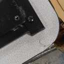 Amazon Basics Adjustable Height Rectangular Classroom Activity Table, Writing Desk for School and Home, Grey Top/Black Edge, 47" W x 29" L x 30" H