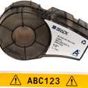 Brady (M21-500-595-YL) Black on Yellow Vinyl Tape for BMP21-PLUS, BMP21-LAB & BMP21 1/2" x 21' Label Makers