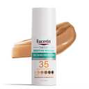 Eucerin Sun Tinted Sensitive Mineral Face Sunscreen Lotion SPF 35, Non-Comedogenic Mineral Sunscreen with Gentle Zinc Oxide Protection for Sensitive Skin, 1.7 Fl Oz Bottle