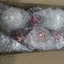 6 Pcs Decorative Glass Balls, 2.5 Inch Mosaic Orbs for Centerpieces, Mixed Color Table Spheres for Home Decor, Vase Fillers, and Wedding Bowl Decorations