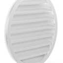 Hon&Guan 18 Inch Round Aluminum Gable Vent with Screen for Attic & Shed
