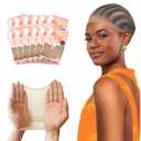 Atudew 24 PCS HD Wig Cap, Wig Caps for Women, Wig Cap for Lace Front Wig, Stocking Caps for Wigs, Bald Cap for Wig, Brown, Invisible, Super Thin, Nylon, Transparent, Elastic Wig Cap (12 Packs)