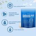 Hyaluronic Acid Powder, DIY Hyaluronic Acid Serum for Face, Water Soluble Hyaluronic Acid Powder for Skin Deep Hydration and Moisture, Low Molecular Weight(3.53oz)