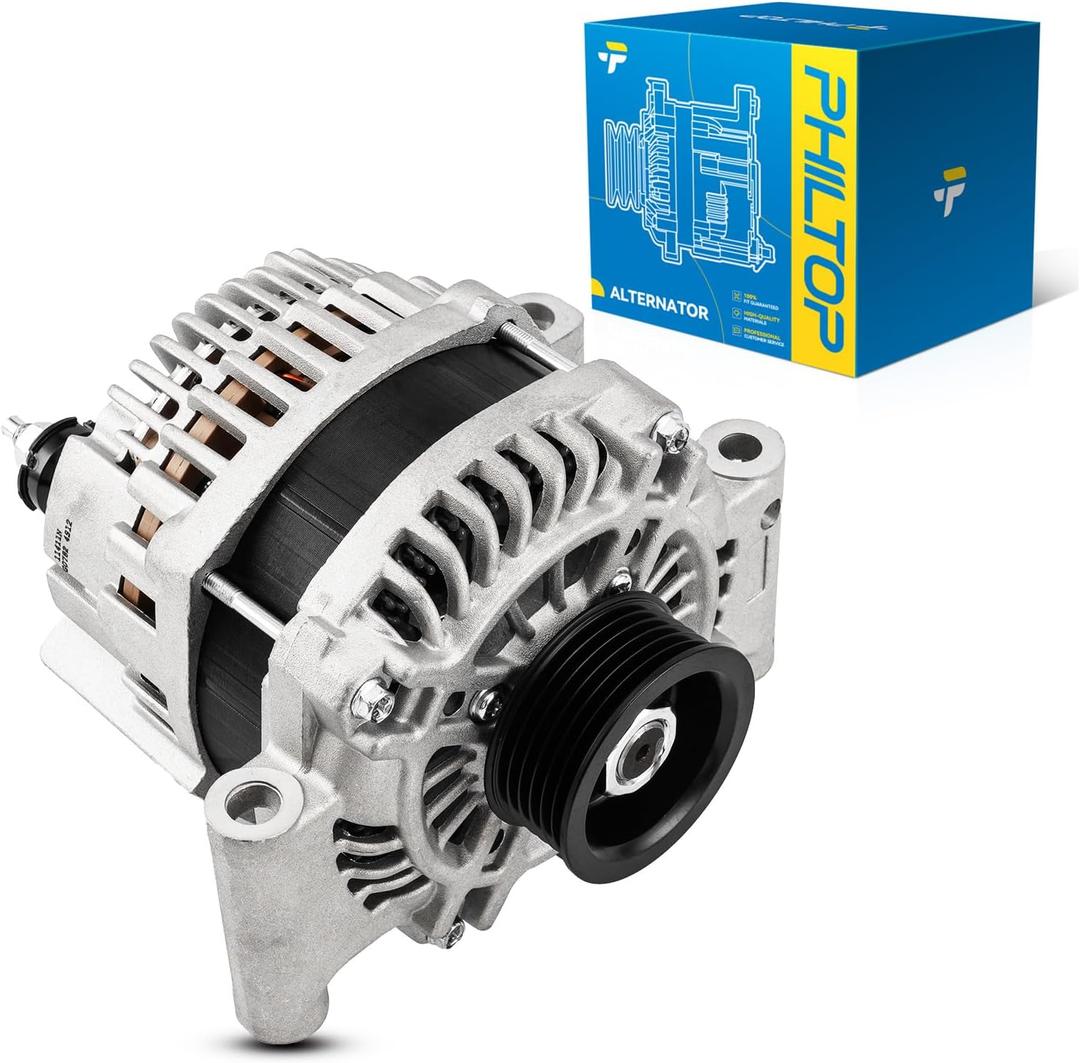 PHILTOP Alternator Compatible with 2009-2012 Escape 3.0L 2010-2012 Fusion 3.0L 2009-2011 Mariner 3.0L 2010-2011 Milan 3.0L, 150 Amp Alternator Replace 11411N 9L8T-10300-AB 9L8T-10300-AC 9L8Z-10300-A