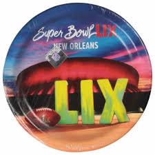 Super Bowl LIX 9 Inch Plates, Set Of 3