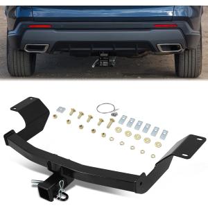 Class 3 Trailer Hitch 2 Inch Receiver Compatible with 2017-2023 Honda CRV, 3500 LBS Capacity, Glossy Black Powdercoated, Carbon Steel, 2017 2018 2019 2020 2021 2022 2023