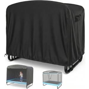6FT Mini Trampoline Cover, Rectangular Trampoline Cover Heavy-Duty 420D Outdoor Trampoline Shade Cover Waterproof 6FT Toddlers Trampolines Protection Cover