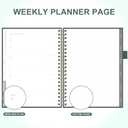 And Per Se 2026 Planner, A4 Size-Daily, Weekly & 18-Monthly Planner, Daily Schedule, Monthly Tabs, 100 GSM Thick Paper(Green)