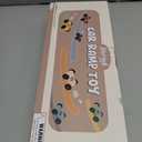 Joyreal Montessori Toddler Toys for 1 2 3 Year Old - 7 Level Wooden Car Ramp Racer Toys with 8 Mini Cars & 2 Garages - Christmas Birthday Gifts for 2 Year Old Boys and Girls