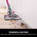 Shark HV371 Rocket Pro DLX Corded Stick, Removable Hand Vacuum, Advanced Swivel Steering, XL Cup, Crevice Tool, Upholstery Tool & Anti-Allergen Dust Brush, Fuchsia, Capacity