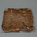 16Pcs Velvet Ribbon Bows for Christmas Tree, Vintage Rustic Small Craft Bows Ornaments for Garland Wreath Gift Wrapping Candy Bags Party DIY Decorations (Light Brown, 5" x 10", Width of 1")