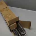 Bronze Curtain Rods for Windows 48 to 84 Inch, Decorative Heavy Duty Single-Side Adjustable 1'' Antique Brown Curtain Rod, Vintage Rustic Metal Drapery Pole for Farmhouse Bedroom Living Room (36''-88'' (1 Pack))