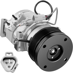 BDFHYK 158325 Air Conditioning A/C Compressor with Clutch Compatible with Toyota Tundra V8 4.6L 2010-2019, Tundra V8 5.7L 2007-2021
