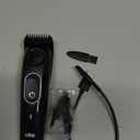 Braun All-In-One Style Kit Series 3 3430, 3-in-1 Trimmer for Men with Beard Trimmer, Ear & Nose Trimmer, Hair Clippers, Ultra-Sharp Blade, 20 Length Settings, Washable (5 Piece Set, Black)