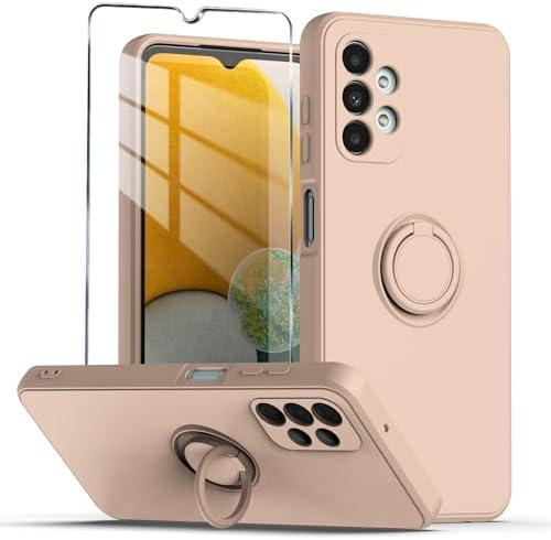 Mocotto Compatible with Phone 3 Pro Phone Case, with Tempered Glass Screen Protector,Slim Soft Liquid Silicone Cover Pink
