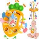 Yetonamr Baby Teething Toys, Easter Basket Stuffers for 18+ Months, Toddler Easter Basket Birthday Gift Sensory Montessori Toys for 18+ Months Boy Girl Infant
