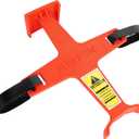 Motorcycle Fork Saver,10.9 Inches Universal Fork Guard for XC-W 250 CR80 CR250 CRF450R XR650R DRZ400S KLX 300R,Fork Support Guard Transportation Protector with 2 Binding Straps (Red)