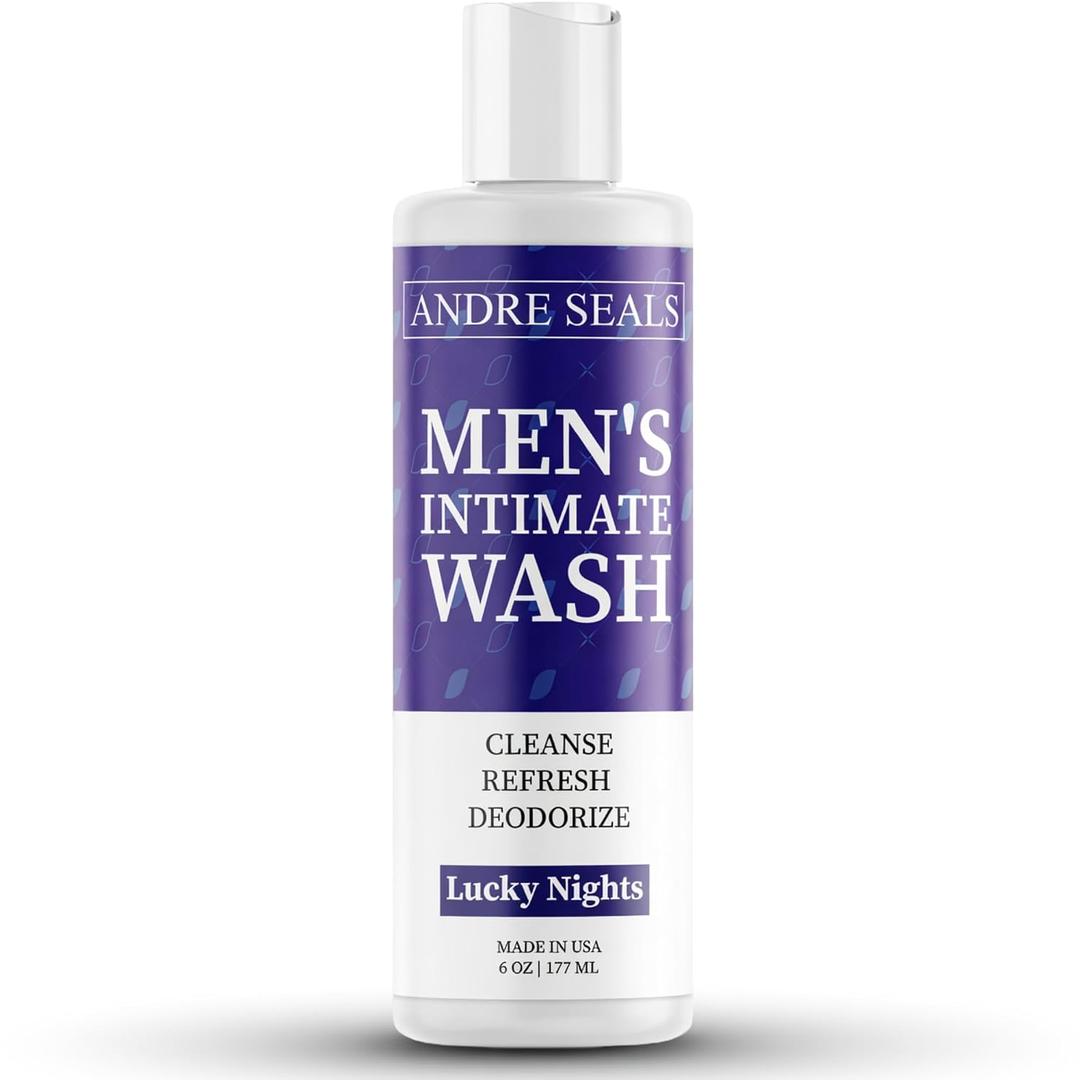 2 x Intimate Wash for Men – Clean, Comfortable Male Hygiene Cleanser, Rich Lather for Daily Freshness | Lucky Nights Scent