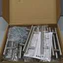 Ravinte 30 Pack | 6'' Cabinet Pulls Brushed Nickel Stainless Steel Kitchen Drawer Pulls Cabinet Handles 6Length, 3-3/4 Hole Center with Mounting Template