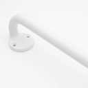 Blackout Curtain Rod 28-48, 3/4 Inch Curtain Rods for Windows Adjustable, Wrap Around Heavy Duty Telescoping Curtain Rods for Bedroom, Living Room, White