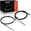 A-Premium Rear Side Parking Brake Cable Assembly Compatible with Chevrolet, GMC Models: Silverado 2500 HD 2006-2009, Silverado 2500 HD Classic 2007, Sierra 2500 HD, Sierra 2500 HD Classic, 2-PC Set