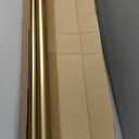 Umbra Cappa Double Curtain Rod, Includes 2 Matching Finials, Brackets & Hardware, 66 to 120-Inch, Gold