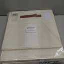 7Vine Pack of 3 Foldable Bed Sheet Organizer for Storage and Organization of Bedding Sheets Premium Linen Closet Organizer with Window for Clothing, Bed Sheets, Blanket, Duvet Covers and Pillow, Cream