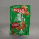 Emerald Hot Honey Cashews, 5oz Resealable Bag | Non GMO, No Artificial Preservatives, Flavors or Synthetic Colors, Plant Based Protein, Kosher Certified, Sweet & Spicy Snack, EXP: 05/22/2026