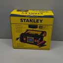 STANLEY BC50BS Fully Automatic 15 Amp 12V Bench Battery Charger/Maintainer with 50A Engine Start, Alternator Check, Cable Clamps