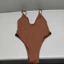 ESONLAR Women's Sexy Plunging V Neck Bathing Suit Open Back One Piece Swimsuits, Medium