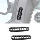 Door A/C Outlet Vent Front Side Window Air-Conditioner Vent Trim Cover for 2009-2014 Ford Raptor, Carbon Fiber, 2PCs