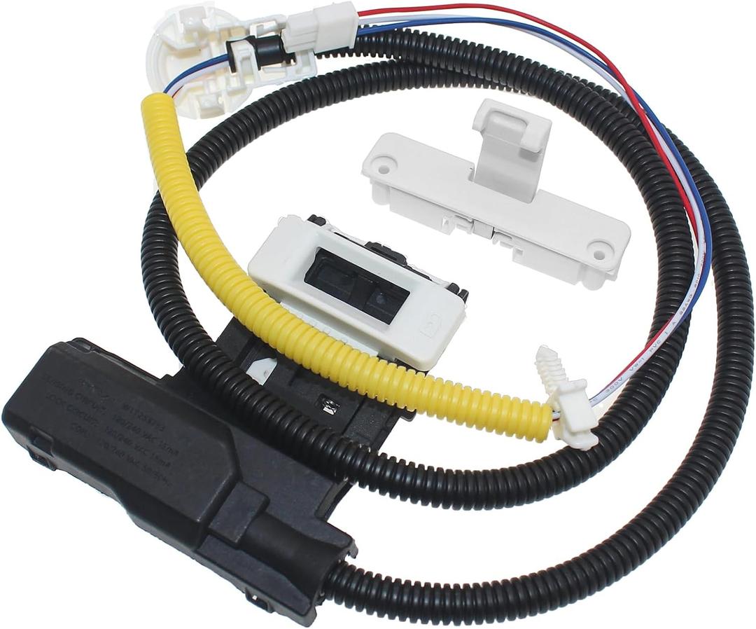 W11307244 W10682535 W10837741 W10714899 Washer Lid Lock Switch Lid Strike Set For NTW4516FW3 NTW4516FW2 NTW4516FW1 MVWC565FW W11253733 Compatible With Whirlpool Maytag Kenmore Washer Machine