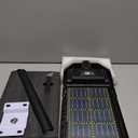 3000W Solar Street Light Outdoor with Motion Sensor & Remote, Super Bright Waterproof Dusk to Dawn LED Floodlight for Driveway, Yard, Parking Lot, Dual-Sided Solar Panel