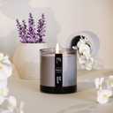 RAKLE Candles for Home Scented  Vanilla Amber Scented Candle 7.4 oz  Premium Soy Wax Blend Candle Jar with Lid for Home, Meditation, Aromatherapy  Delightful Long Lasting Scents