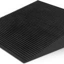 EVA Foam Threshold Ramp, Lightweight Non Slip Doorway Ramp for Wheelchair Walker Scooter, Indoor Outdoor Entry Access for Home Bathroom Garage(Black,36" l X 36" w X 6" h)